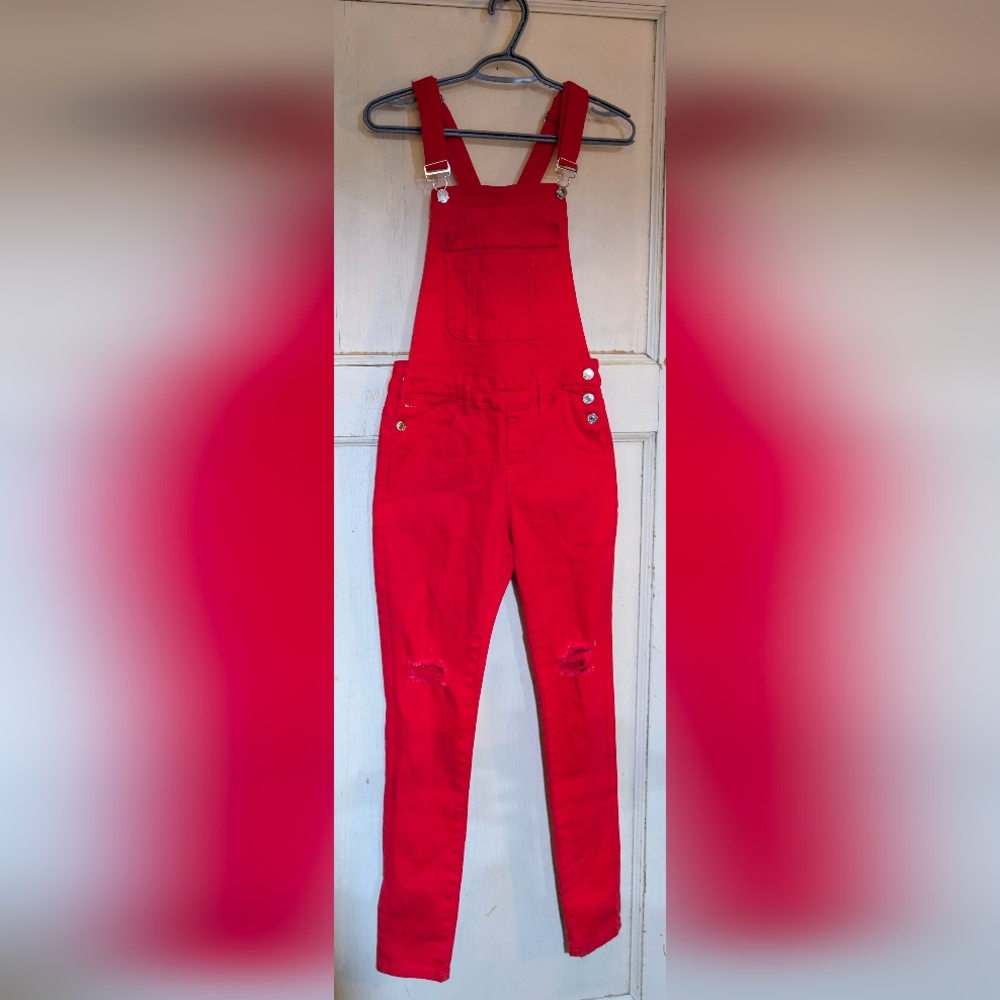 SHEIN Red Jumpsuit